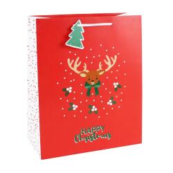 Flocons, sac large 26,5x14x33 cm - Rouge