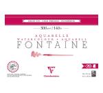 Fontaine bloc collé 4 côtés 20F 36x51cm 300g grain fin