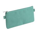 Trousse textile plate 22 x 11 cm, 4 couleurs assorties - Assortis