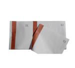 Bloc vendeur à bande couleur 100 feuillets double numérotage - Format 6,6x13,5 cm
