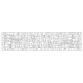Echarpe 100% soie - 145x43cm Vitrail - Blanc