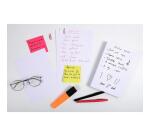 Estuche Exacompta de 100 fichas Exacompta de cartulina Bristol - con cuadricula 5x5 sin taladro 148x210mm - Blanco
