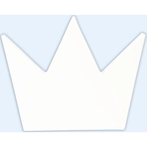 * Symbole couronne 20.5cm - Blanc