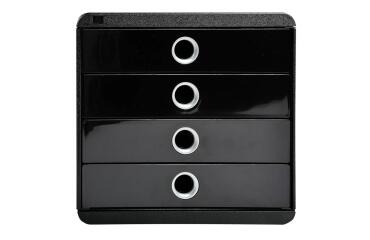 POP-BOX Metallic black/silver - Black / Silver