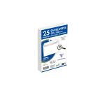 Enveloppe Clairefontaine 90 g/m² sans fenêtre blanche avec bande de protection - Paquet de 25