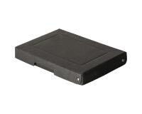 Caja de almacenamiento PureBox Negro de Exacompta 14 x 20 x 2.5 cm de alto