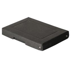 Caja de almacenamiento PureBox Negro de Exacompta 14 x 20 x 2.5 cm de alto