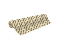 Kraft brut 70g, rl 50x0,70m Pâquerettes - Blanc