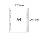 Separadores Separadores con pestañas impresas polipropileno 12/100º - Gris - Gris