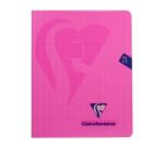 Cahier piqué Mimesys 16,5x21cm 72 pages quadrillé 10x10 + marge couverture polypropylène Couleur aléatoire - Assortis