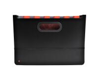 Clasificadores maletines extensibles Exadesk - Tamaño: 33x25 cm para: A4 - Negro