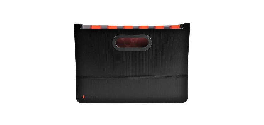 Trieur valisette extensible 24 compartiments Exadesk Exactive® - A4 - Noir