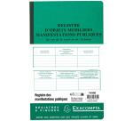 Piqûre 32x19,5cm - Registre d'identification des vendeurs en vue d'une manifestation publique - Couleurs assorties