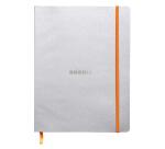 Rhodia Softcover Notebook - B5 - Dot - 80 Sheets - 90gsm - Silver