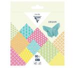 ORIGAMI, Pochette de 60 feuilles 70g/m2 au format 15x15cm - Eté - Multicolore