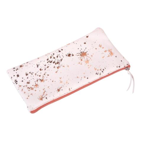 COSMICUIR DAIM Trousse plate 22x11cm - Cuivre