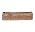 KLEO-PATHRA CUIR Trousse ronde Ø5,5x22 cm Or