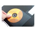 Exabook Rhodiactive rechargeable reliure intégrale A4+ 160 pages ligné+MC 80g - Noir