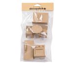 Assortiment de 6 miniatures - Cuisine - Kraft