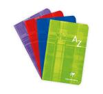 Répertoire piqué 11x17 cm 96 pages grands carreaux - Assortis