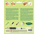 Set de 6 pochoirs enfants, Dinosaures - Orange