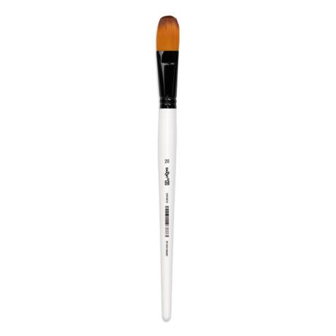 Darwi For You pinceau usé bombé 21 mm taille 20 - Blanc