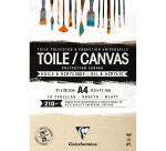 Toile à peindre Grain de sable bloc collé 10F A4 210g