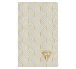 Carnet piqûre textile Neo Deco Collection Printemps-Été 7,5x12cm 48 pages ligné motifs assortis papier ivoire 90g - Assortis