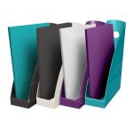 Exacompta Titane Mag,Cube Magazine File, Set of 4 - Assorted colours