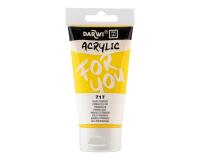 Darwi For You tube de peinture acrylique 75 ml - Jaune primaire