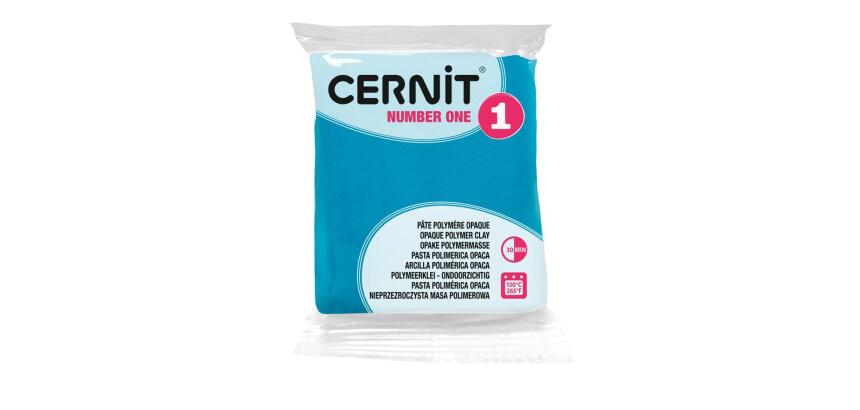 Cernit n°1 56 g Bleu turquoise - Bleu turquoise