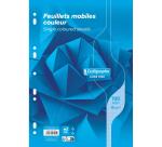 Feuillets mobiles sous film 7000 A4 100 pages perforées grands carreaux 80 g