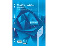 Feuillets mobiles sous film 7000 A4 100 pages perforées grands carreaux 80 g