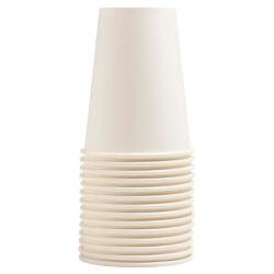 Vasos de cartón sin plástico - 20 cl - Ø 7 cm - Blanco