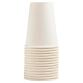 50 Gobelets en carton, 20 cl - Blanc