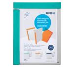 Porte-bloc aimanté rembordé plastique pour A4