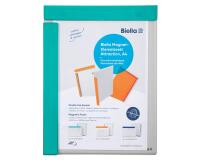 Porte-bloc aimanté rembordé plastique pour A4