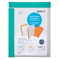 Porte-bloc aimanté rembordé plastique pour A4