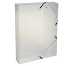 Boite de classement Exabox Dos 60mm Polypropylène Crystal - A4 - Cristal