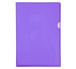 Sachet de 10 pochettes coin PVC lisse haute résistance 13/100e - A4