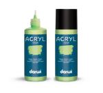 Darwi Flacon de 80 ml de Peinture Acrylique Universelle Opaque - Vert pastel