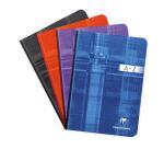 Répertoire brochure dos toilé A5 192 pages petits carreaux - Assortis