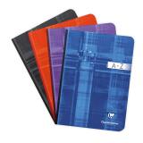 Répertoire brochure dos toilé A5 192 pages petits carreaux - Assortis