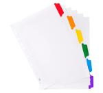 Separadores Separadores neutros con pestañas reforzados - Blanco - Blanco