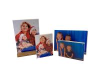 Lot de 3 porte-visuels avec fermeture magnétique A8 - Cristal