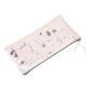 COSMICUIR DAIM Trousse plate 22x11cm - Argent