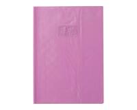 Protège-cahiers grain madras avec rabats marque-pages PVC 22/100ème A4 - Violet