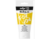 Darwi For You tube de peinture acrylique 75 ml - Jaune de titane moyen