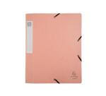 Boite de classement Cartobox livrée à plat Dos 40mm carte lustrée Aquarel - A4 - Couleurs assorties