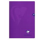 Cahier piqué Mimesys A4 48 pages petits carreaux couverture polypropylène Couleur aléatoire - Assortis